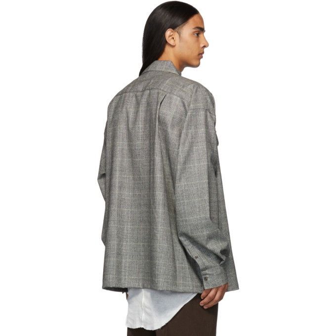 Doublet Oversized Gray "Surprise!" Embroidery Shirt Size US L / EU 52-54 / 3 - 4 Thumbnail