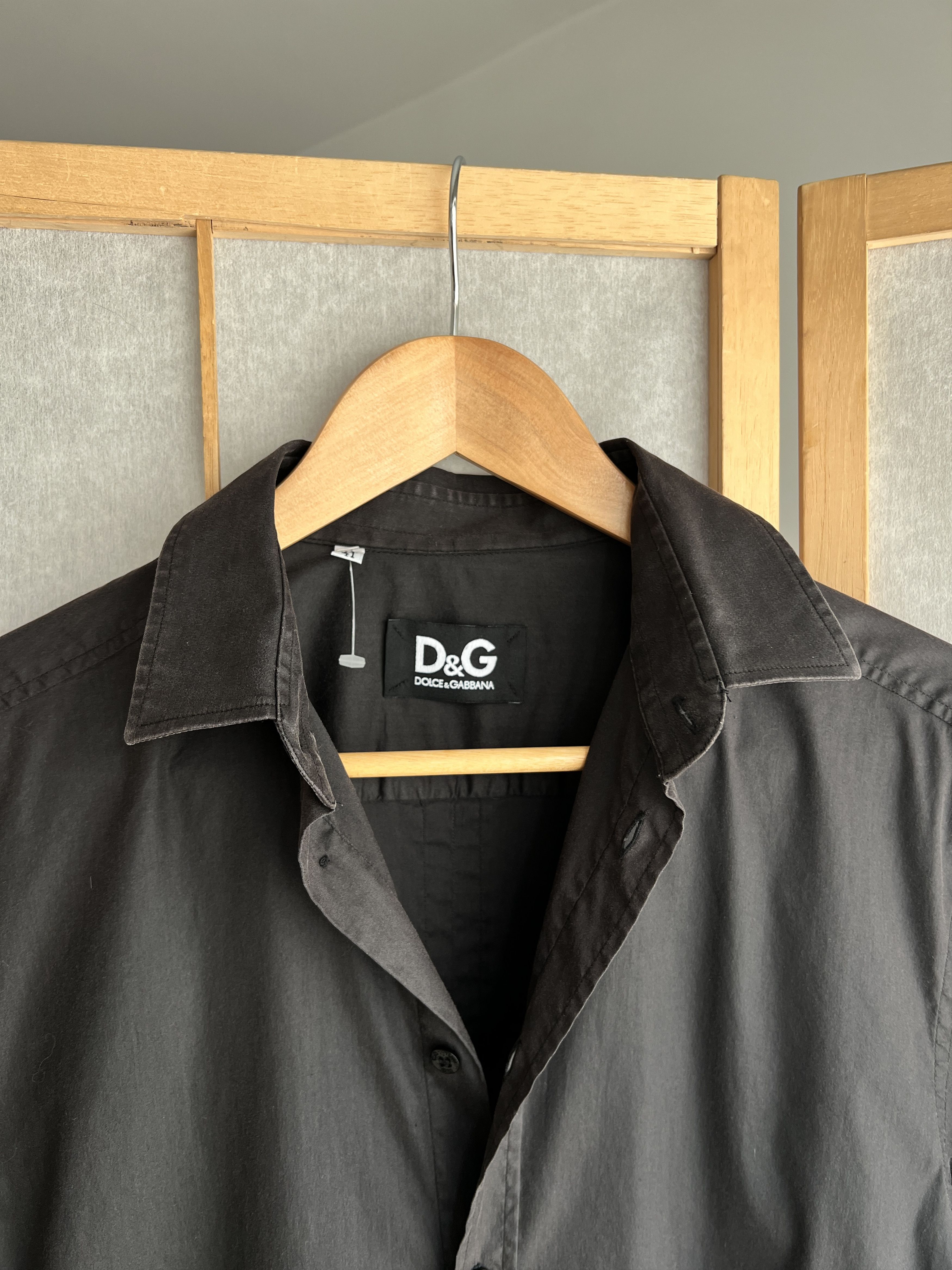 Dolce & Gabbana RARE ! 2000s Dolce & Gabbana vintage nylon elastane shirt Size US L / EU 52-54 / 3 - 12 Thumbnail