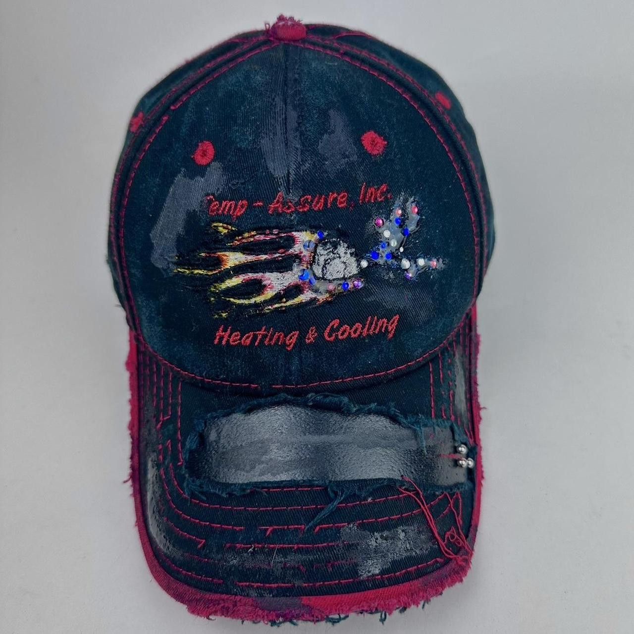 Other ASTROBOI* 'Heating + Cooling' Black Pierced Rhinestone Hat Size ONE SIZE - 1 Thumbnail