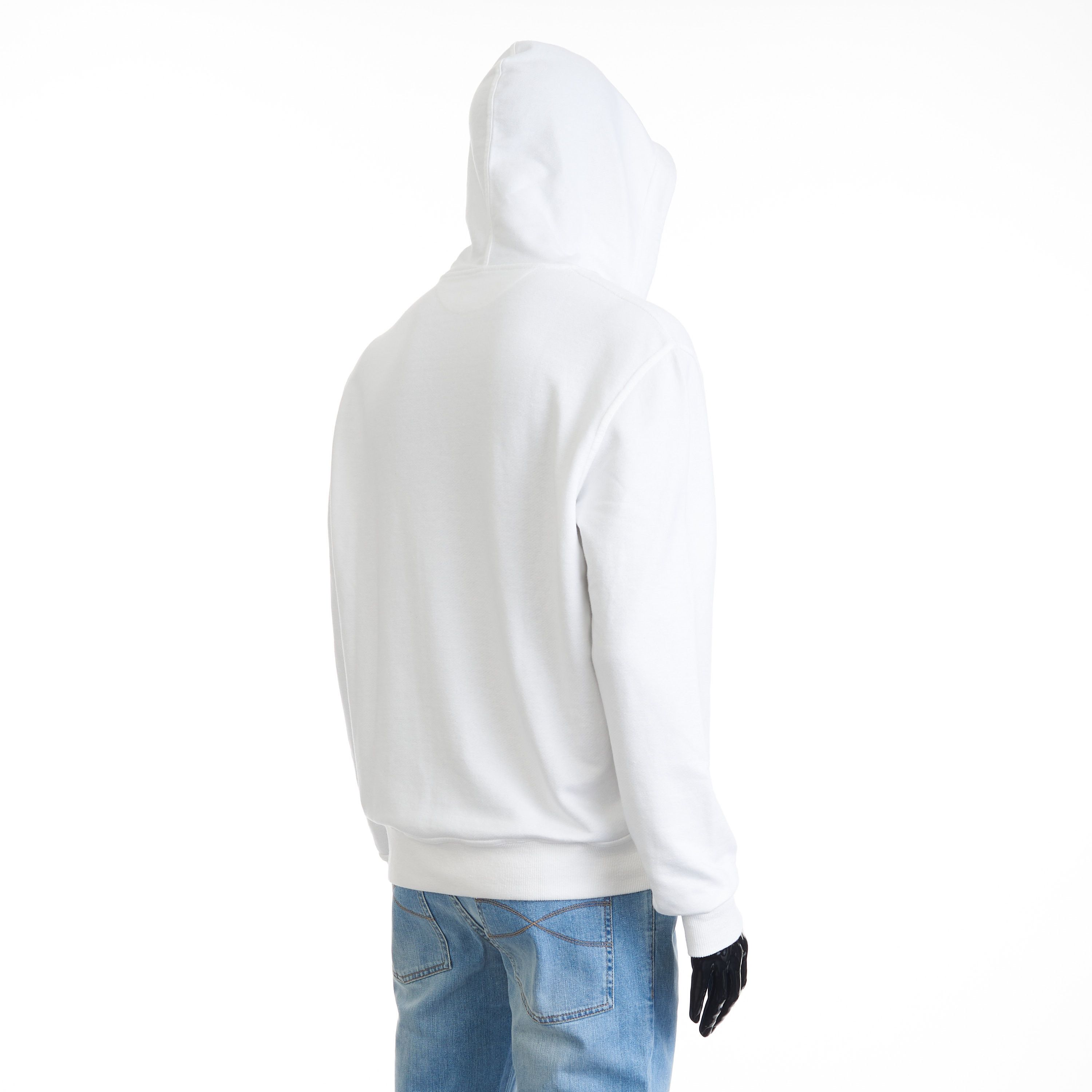Brunello Cucinelli White Hooded Sweatshirt - Logo Embroidery, French Terry Size US S / EU 44-46 / 1 - 16 Thumbnail