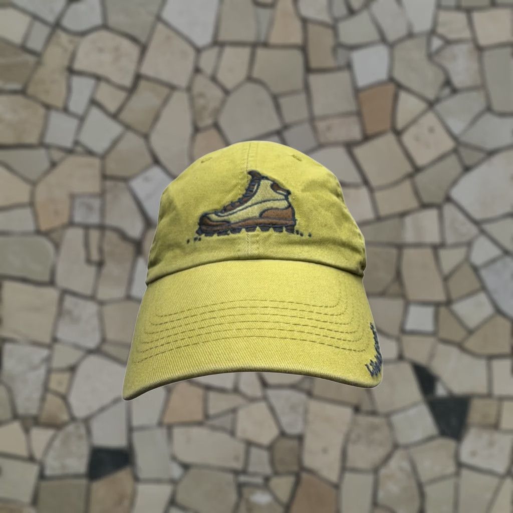 Life is Good Life is Good Baseball Cap Embroidered Hiking Boot Olive Green One Size Womens Pre-Owned Like New Mens Boys Girls Size ONE SIZE - 1 Thumbnail