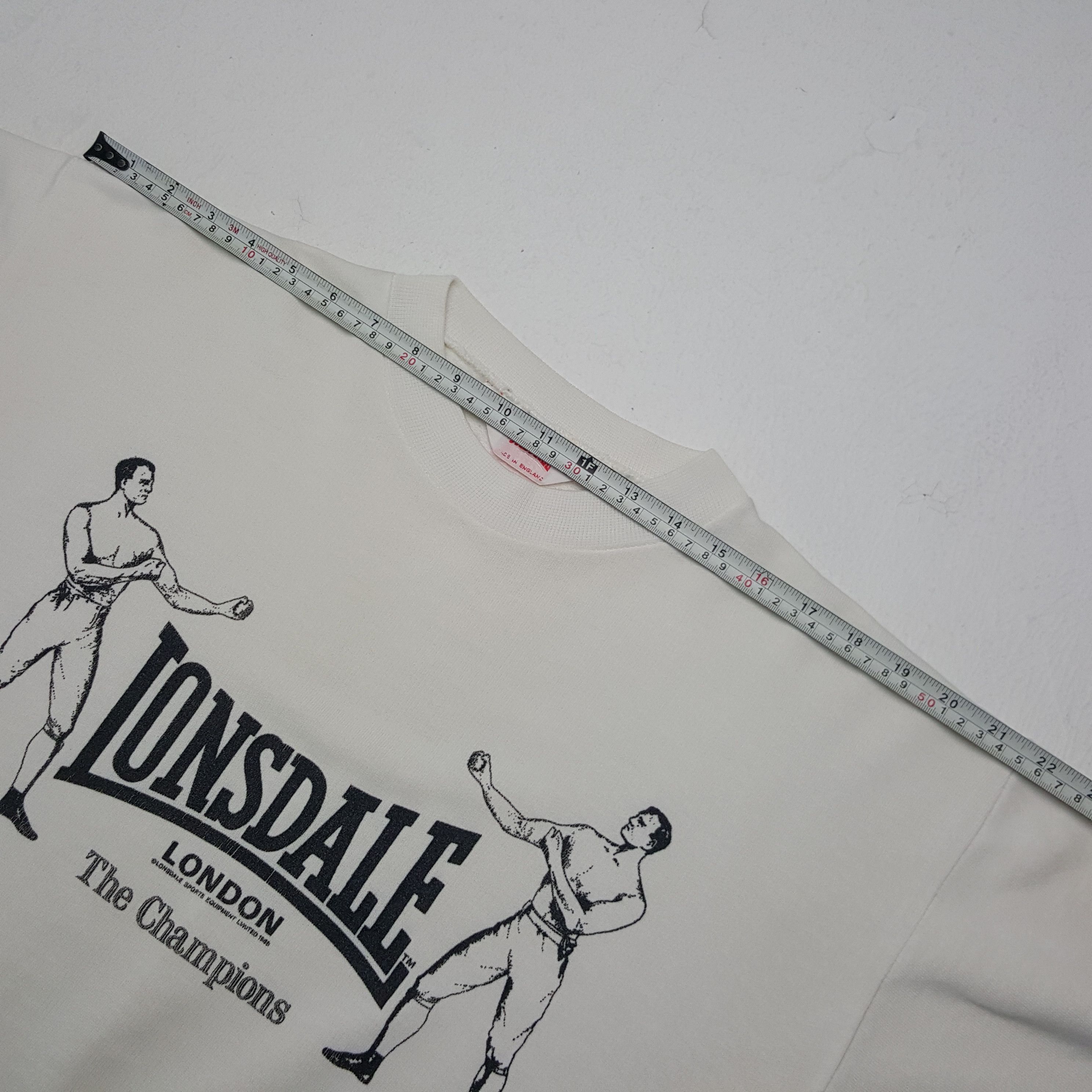 Lonsdale × Vintage Vintage Lonsdale London The Champion England Sweatshirt Size US L / EU 52-54 / 3 - 6 Thumbnail