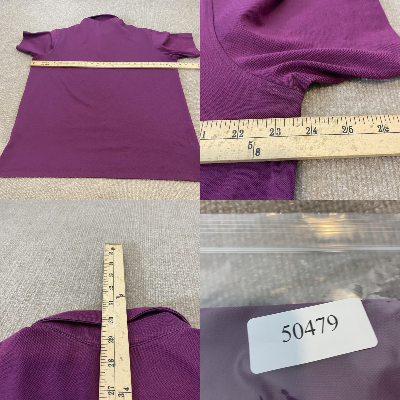 Vintage Greyson Polo Shirt Men L Purple brrr° Golf Performance Logo Size US L / EU 52-54 / 3 - 8 Thumbnail