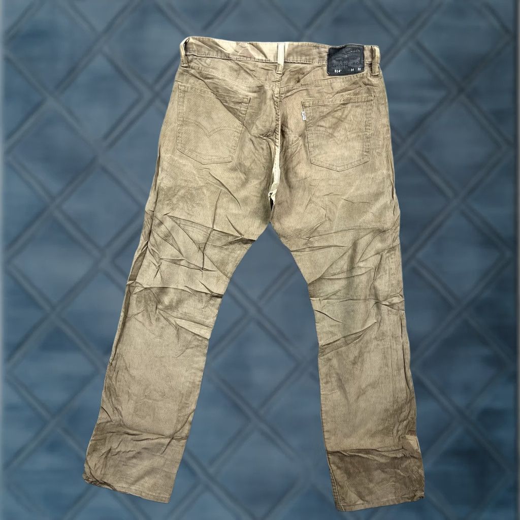 Levi's VINTAGE Levi's 514 Men's Corduroy Brown Regular Fit Straight Leg Pants 34x32 Size US 34 / EU 50 - 1 Thumbnail