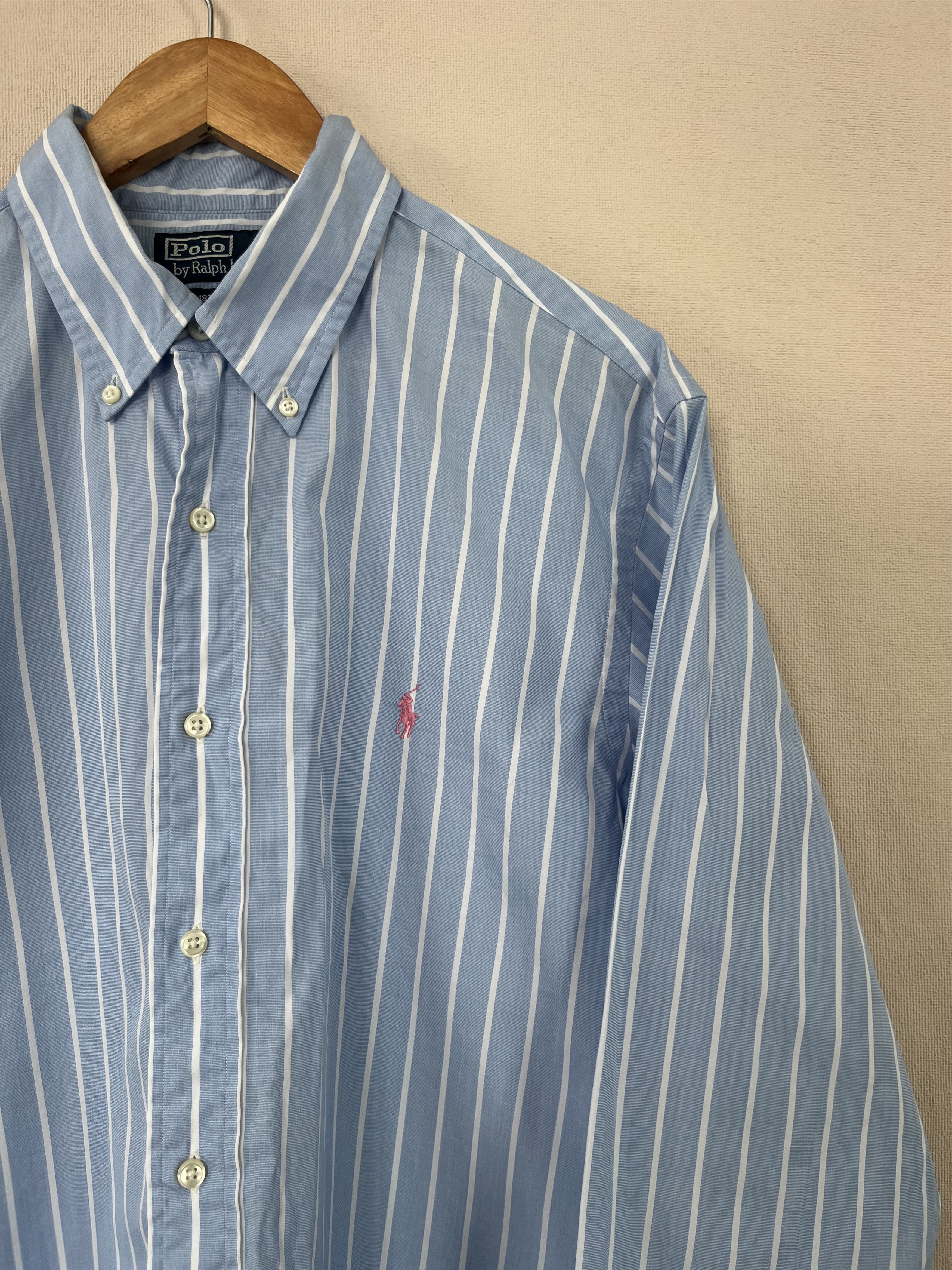 Polo Ralph Lauren Vintage Ralph Lauren Shirt Stripe Button Down Long Sleeve Size US L / EU 52-54 / 3 - 2 Thumbnail