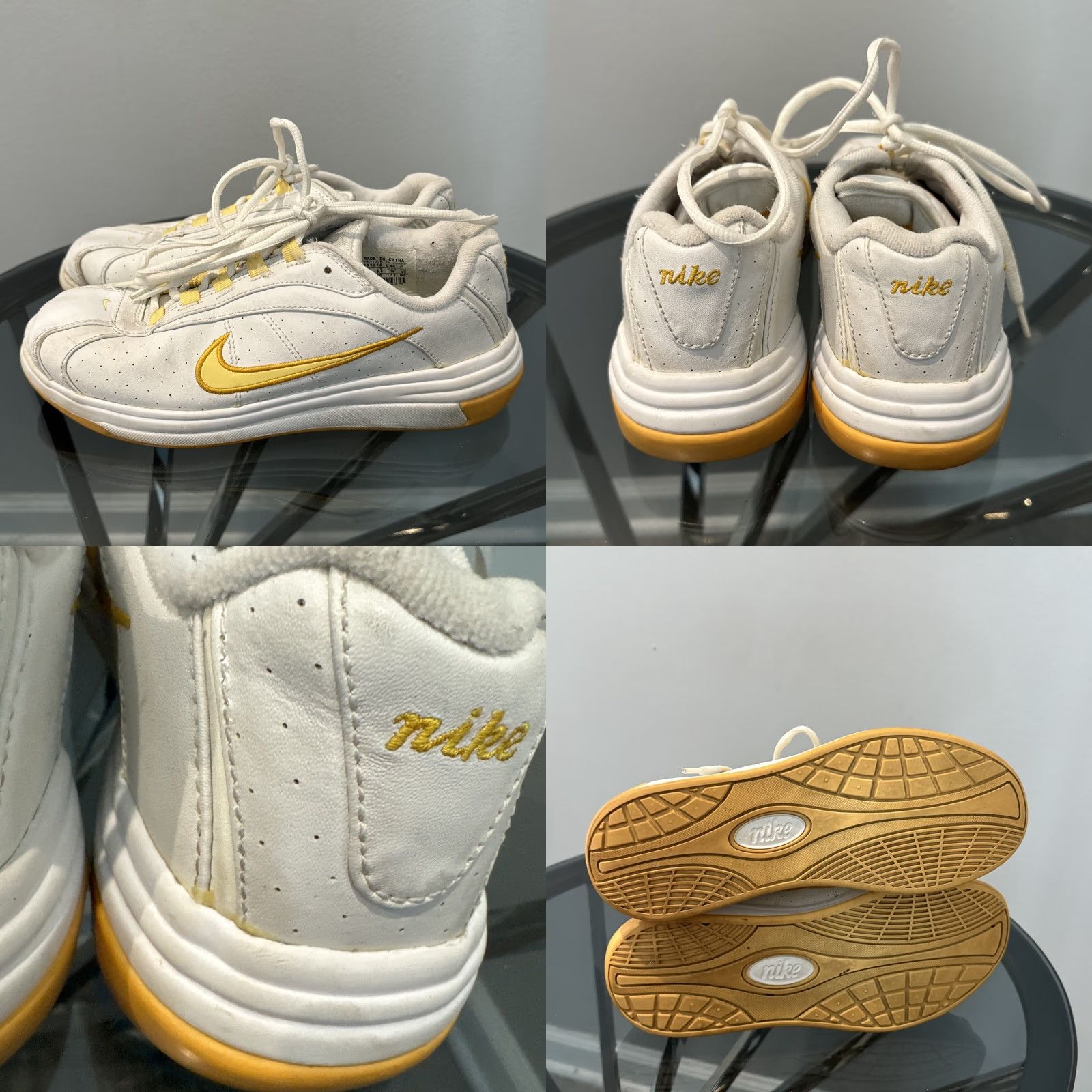 Nike Nike Shoes Womens 8 Casual Comfort Sneakers White Leather Lace Up Low Top Women's US 8 White Leather Nike Sneaker Casual Shoes Size M / US 6-8 / IT 42-44 - 8 Thumbnail