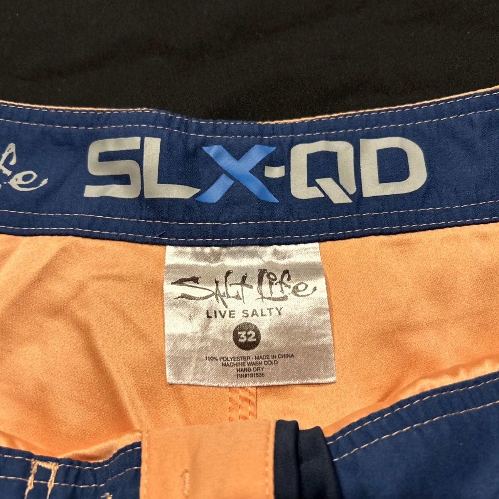 Vintage Salt Life Swim Trunks Men’s Size 32 Orange SLX-QD B3 Size US 32 / EU 48 - 2 Thumbnail