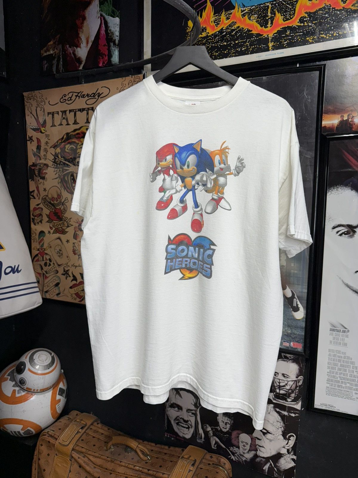Vintage Vintage 00’ Sonic Hero’s PlayStation Game Promo Shirt XLarge Size US XL / EU 56 / 4 - 5 Thumbnail