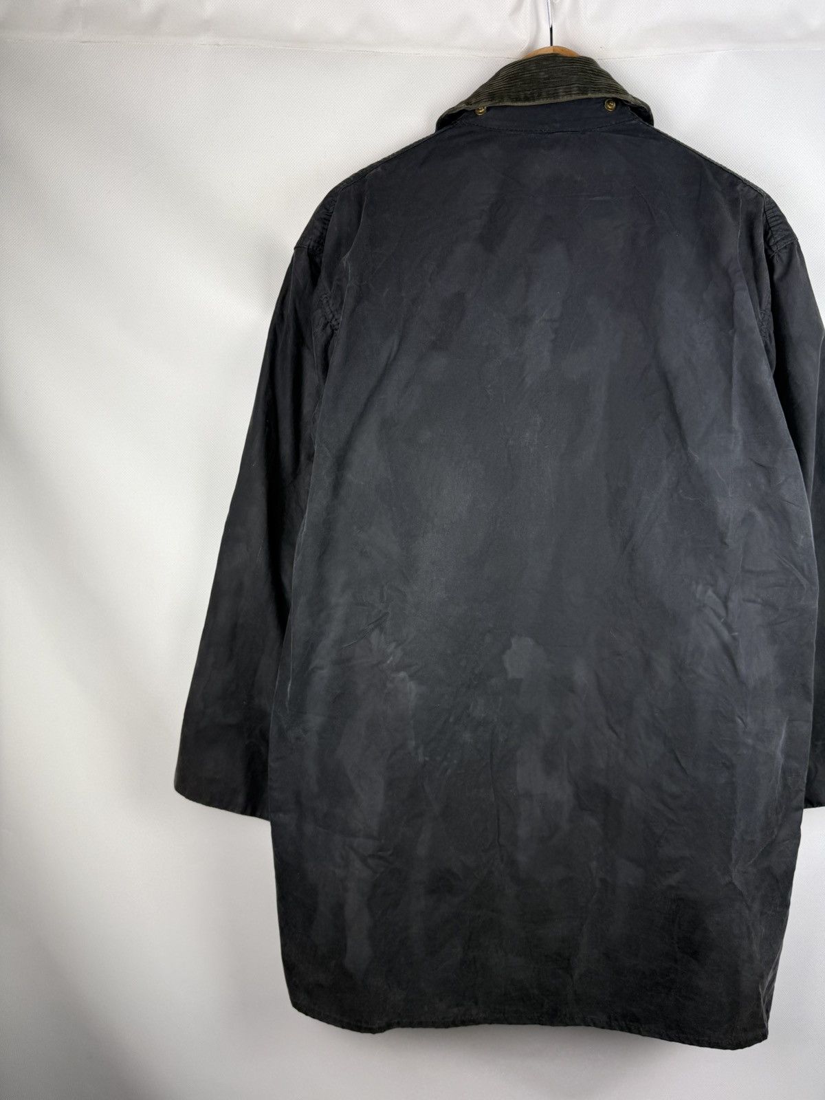 Barbour Barbour A205 Border Vintage Wax Waxed Cotton Hunting Jacket Size US XL / EU 56 / 4 - 13 Thumbnail
