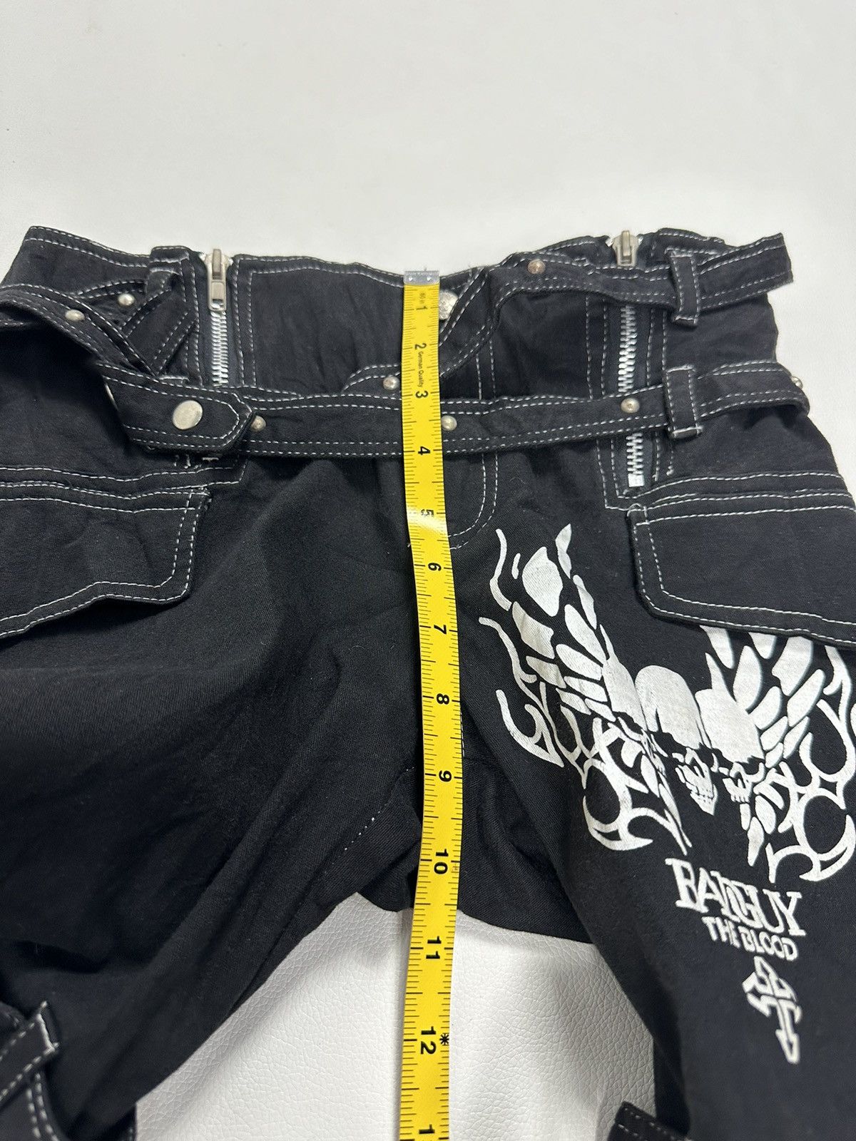Other K star Punk Rock Bondage Skull Skeleton Poem Style Pants Size 28" / US 6 / IT 42 - 20 Thumbnail