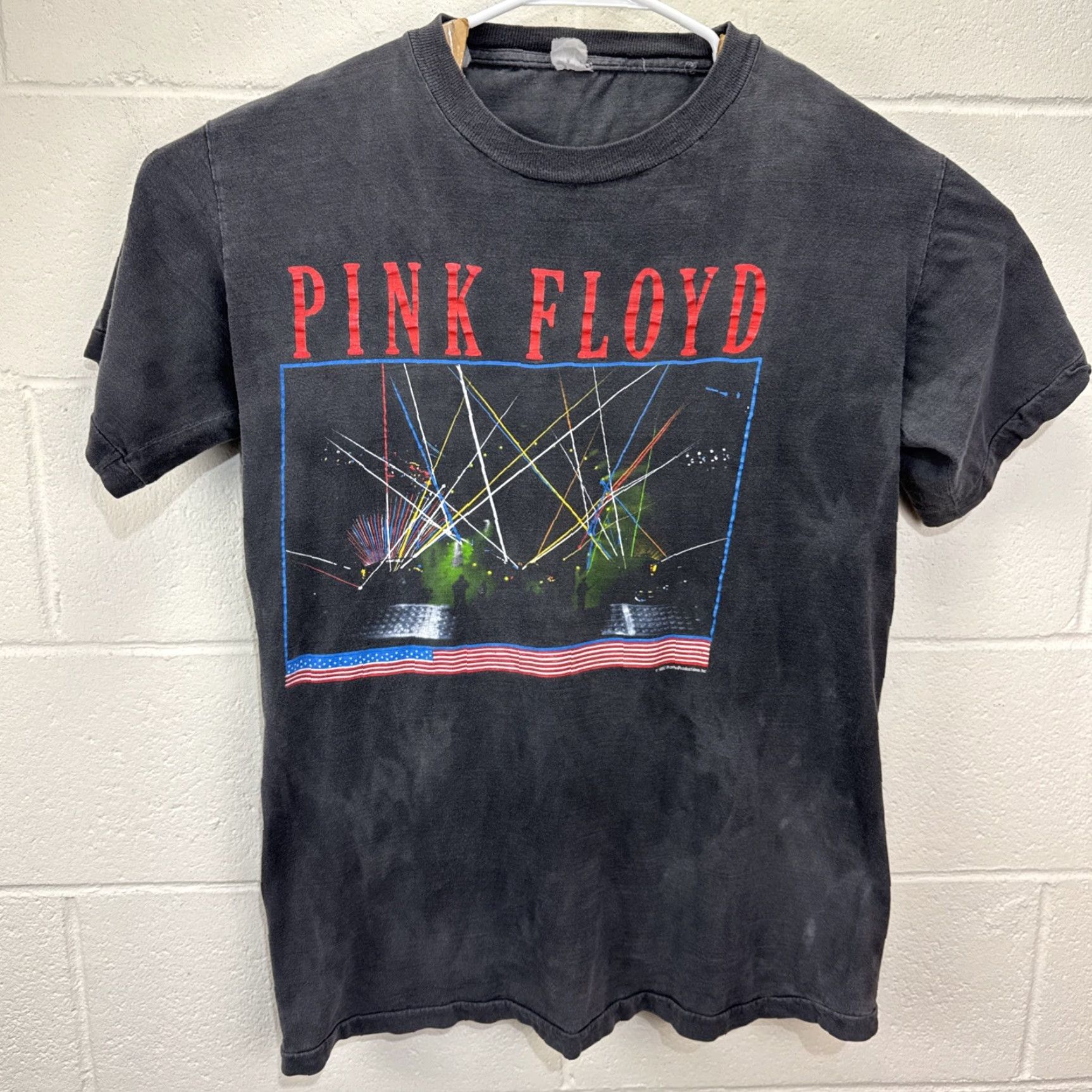 Vintage VINTAGE Pink Floyd 1987 World Tour T-Shirt Black Large Graphic Print Rock 80s Men's Size US L / EU 52-54 / 3 - 2 Thumbnail