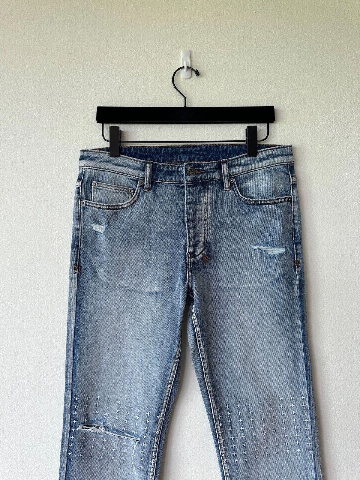 Ksubi new Ksubi mens denim jean hazlow 32 small medium blue Size US 32 / EU 48 - 2 Thumbnail
