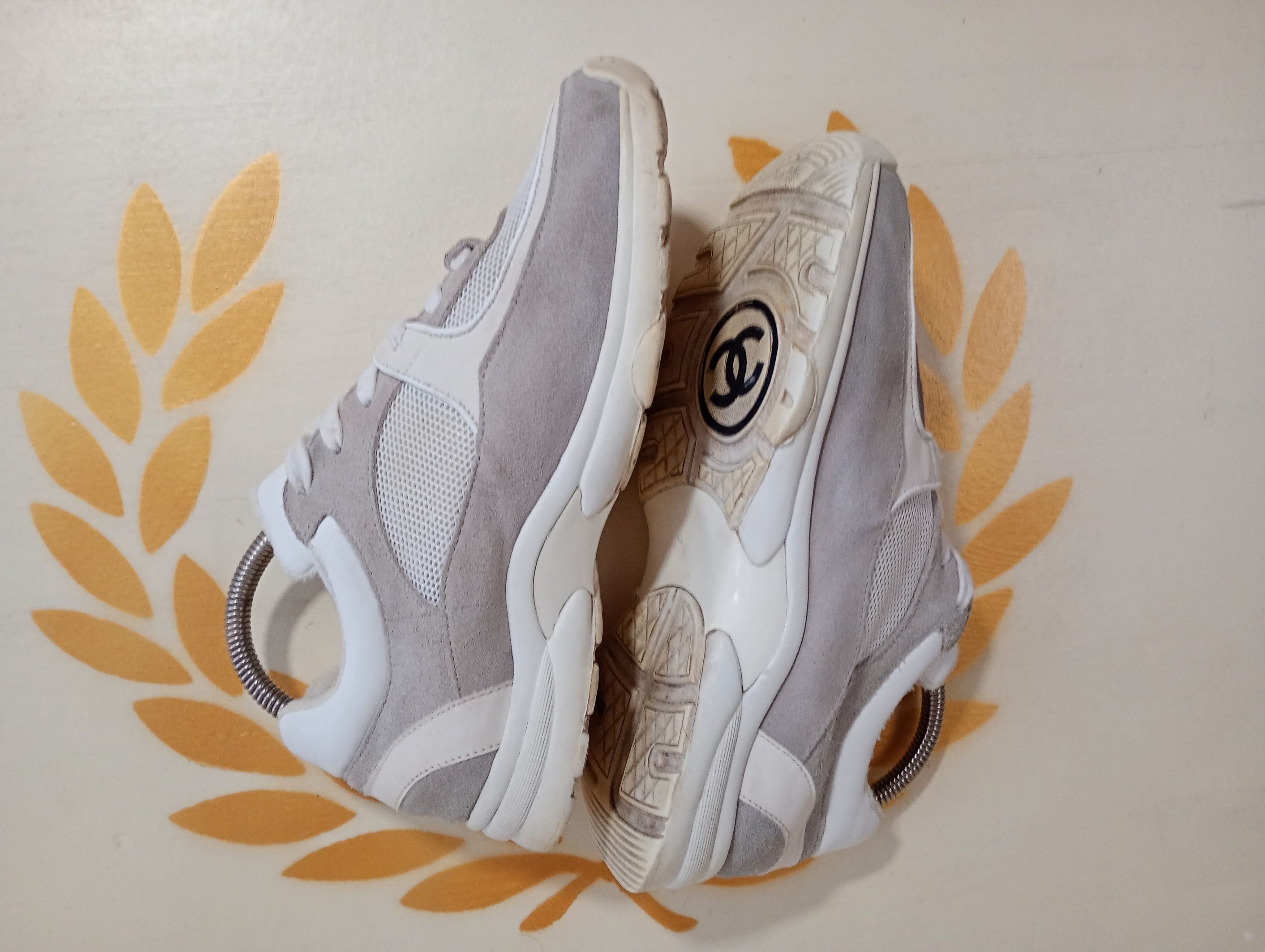 Chanel Chanel CC Trainer Suede Sneakers Size US 8 / IT 38 - 11 Thumbnail