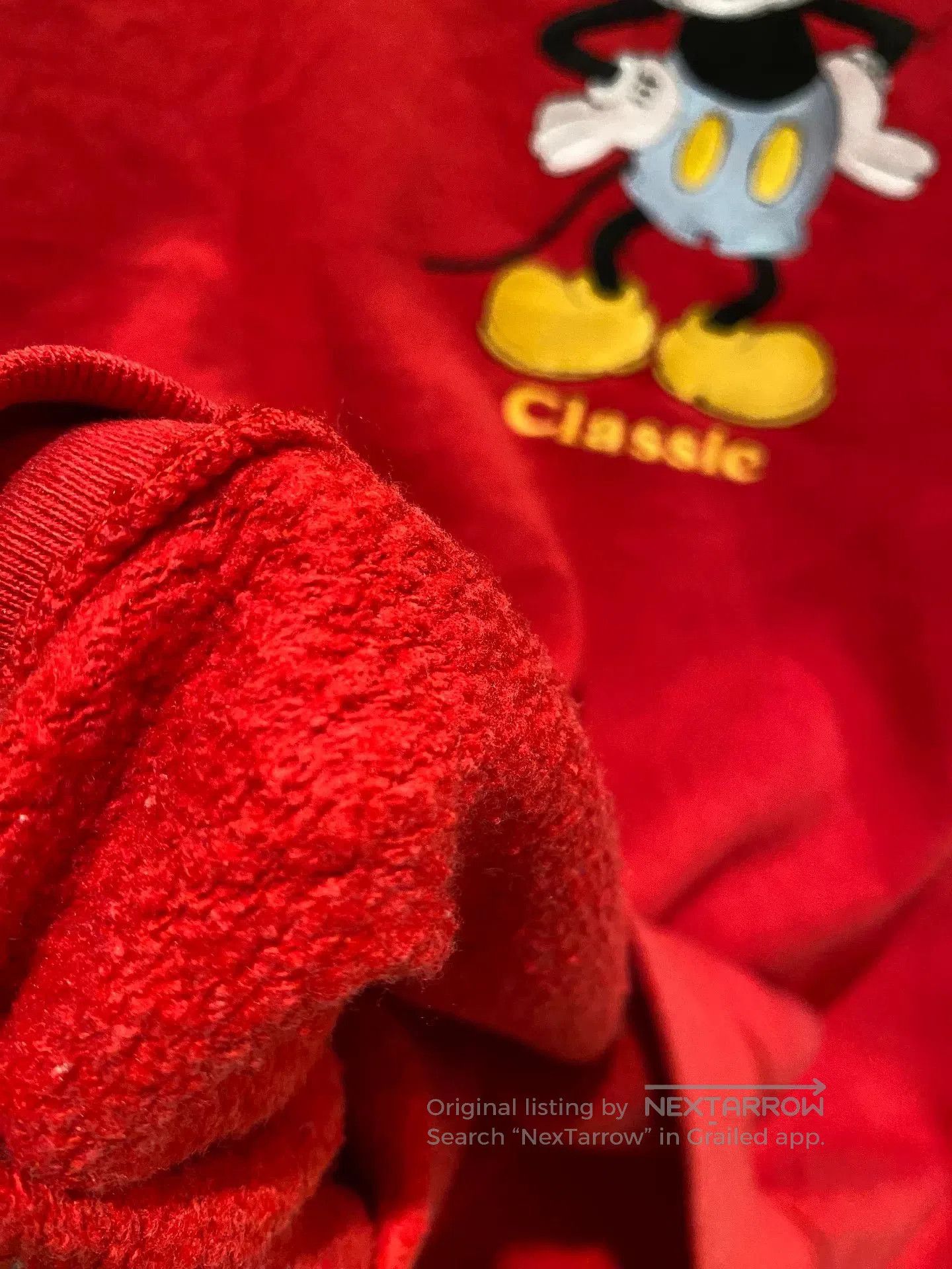 Mickey & Co. Vintage Mickey Mouse Embroidered Sweatshirt. Size US M / EU 48-50 / 2 - 6 Thumbnail