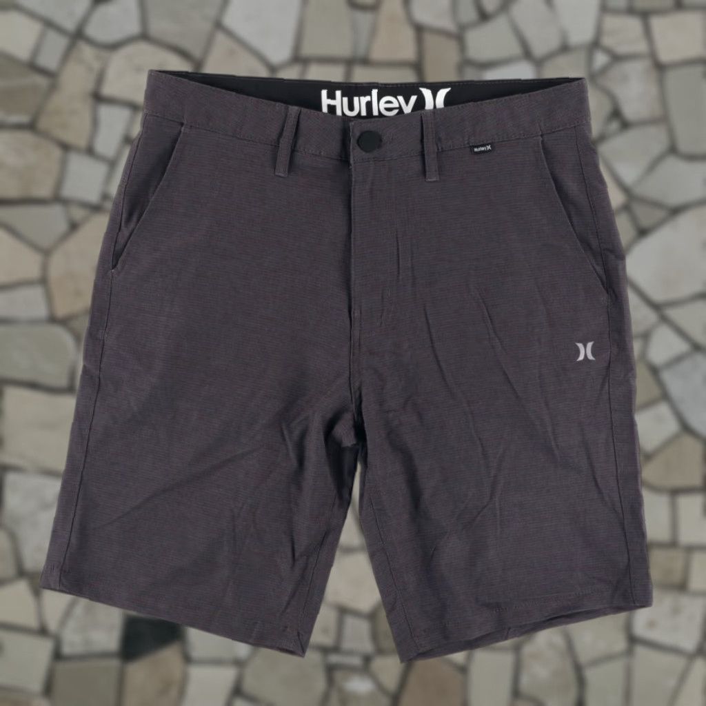 Hurley Hurley Stretch Polyester Woven Golf Shorts Charcoal Men's 32 Size US 32 / EU 48 - 1 Thumbnail