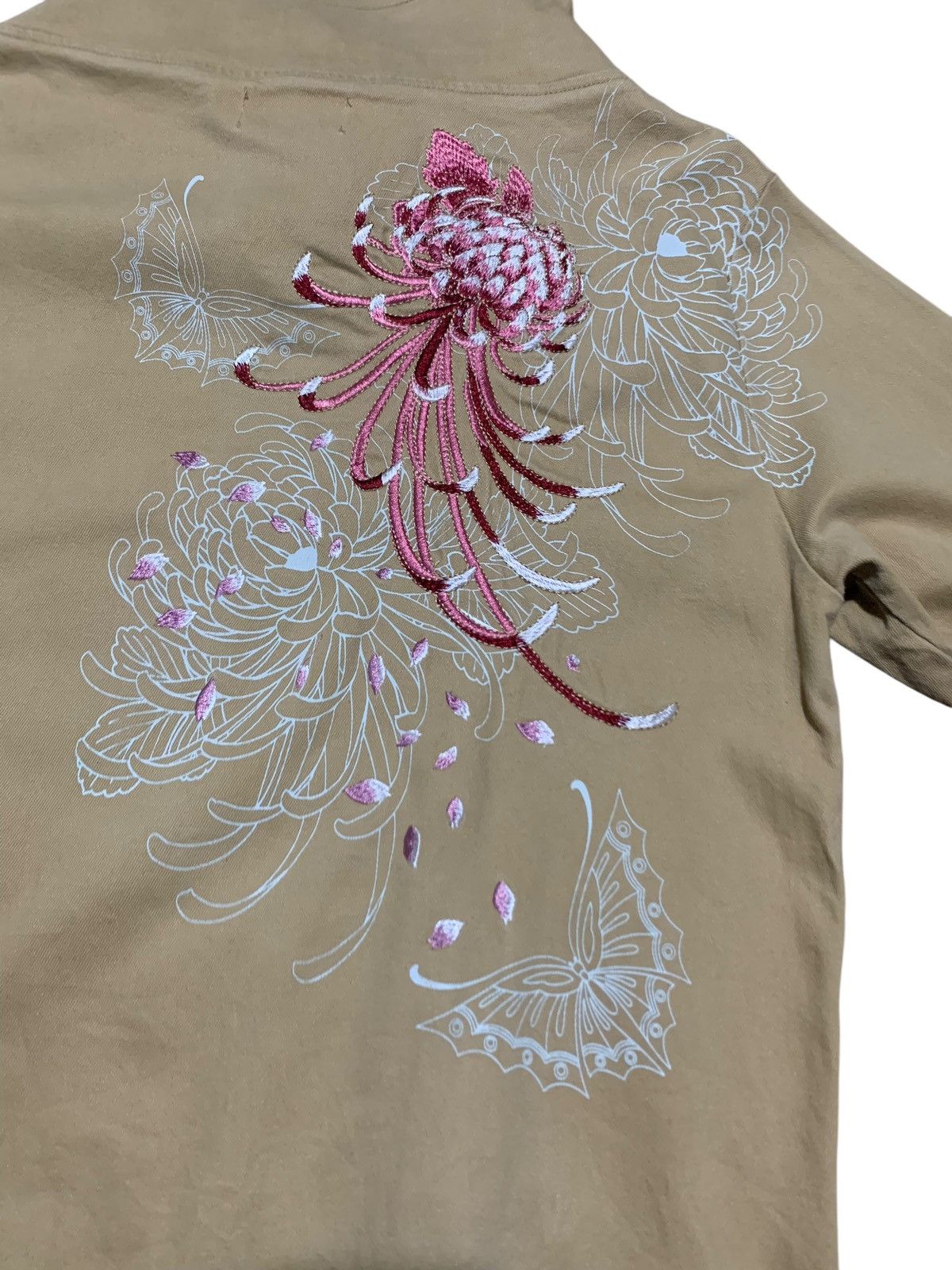 14th Addiction 2000s Karakuri Tamashii embroidery bono jacket double collar Size US L / EU 52-54 / 3 - 5 Thumbnail