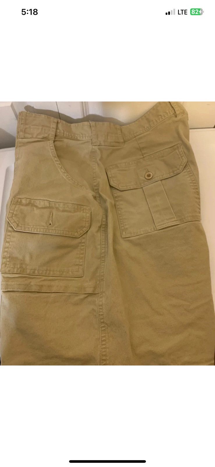L.L. Bean L.l bean mens sz 34 cargo shorts khaki tan gorpcore Size US 34 / EU 50 - 1 Thumbnail