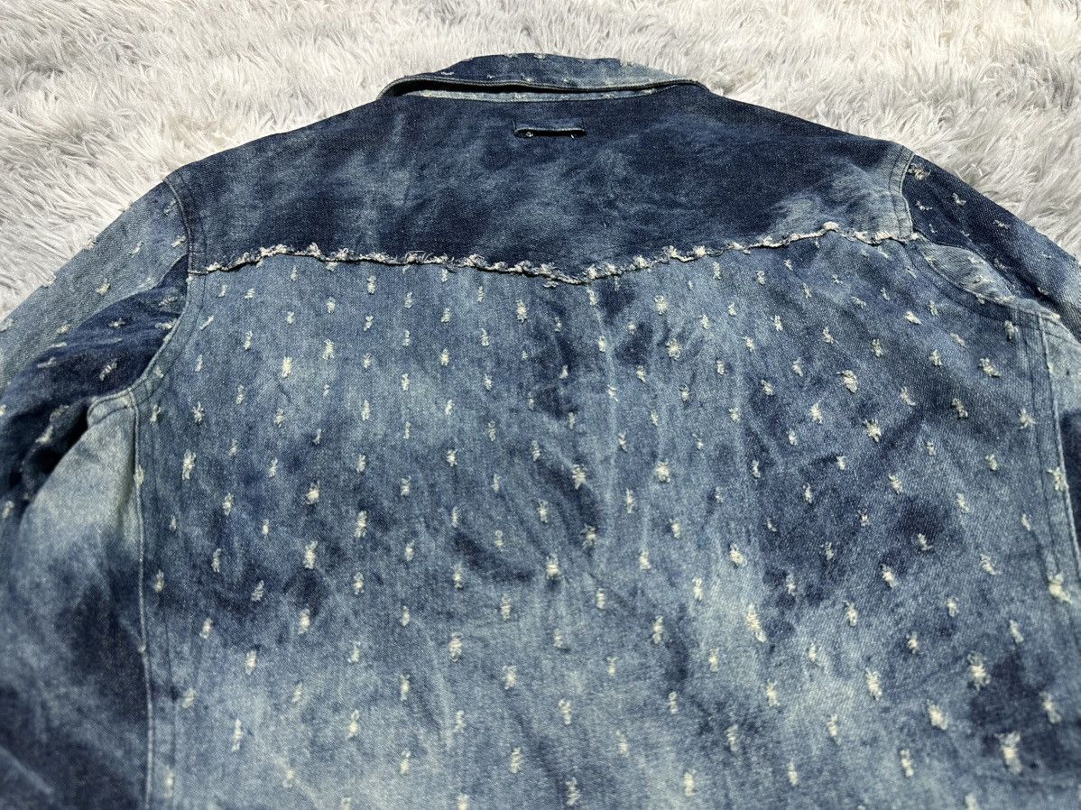 semanticdesign Y2K Semantic Design Shotgun Distressed Western Denim Shirt Size US M / EU 48-50 / 2 - 12 Thumbnail