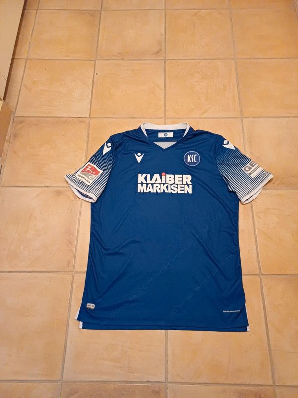 Macron Karlsruher 2019-20 home shirt Size US XL / EU 56 / 4 - 2 Thumbnail