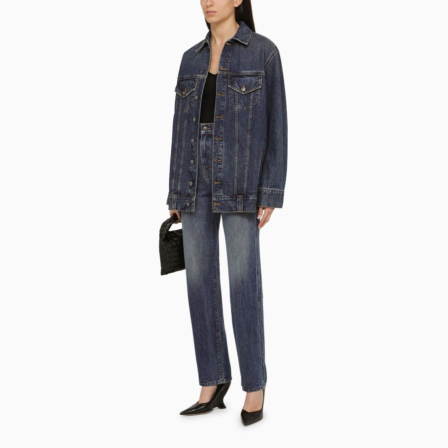 KHAITE o1d2blof0824 Regular Denim Jeans in Blue Size 26" / US 2 / IT 38 - 2 Thumbnail