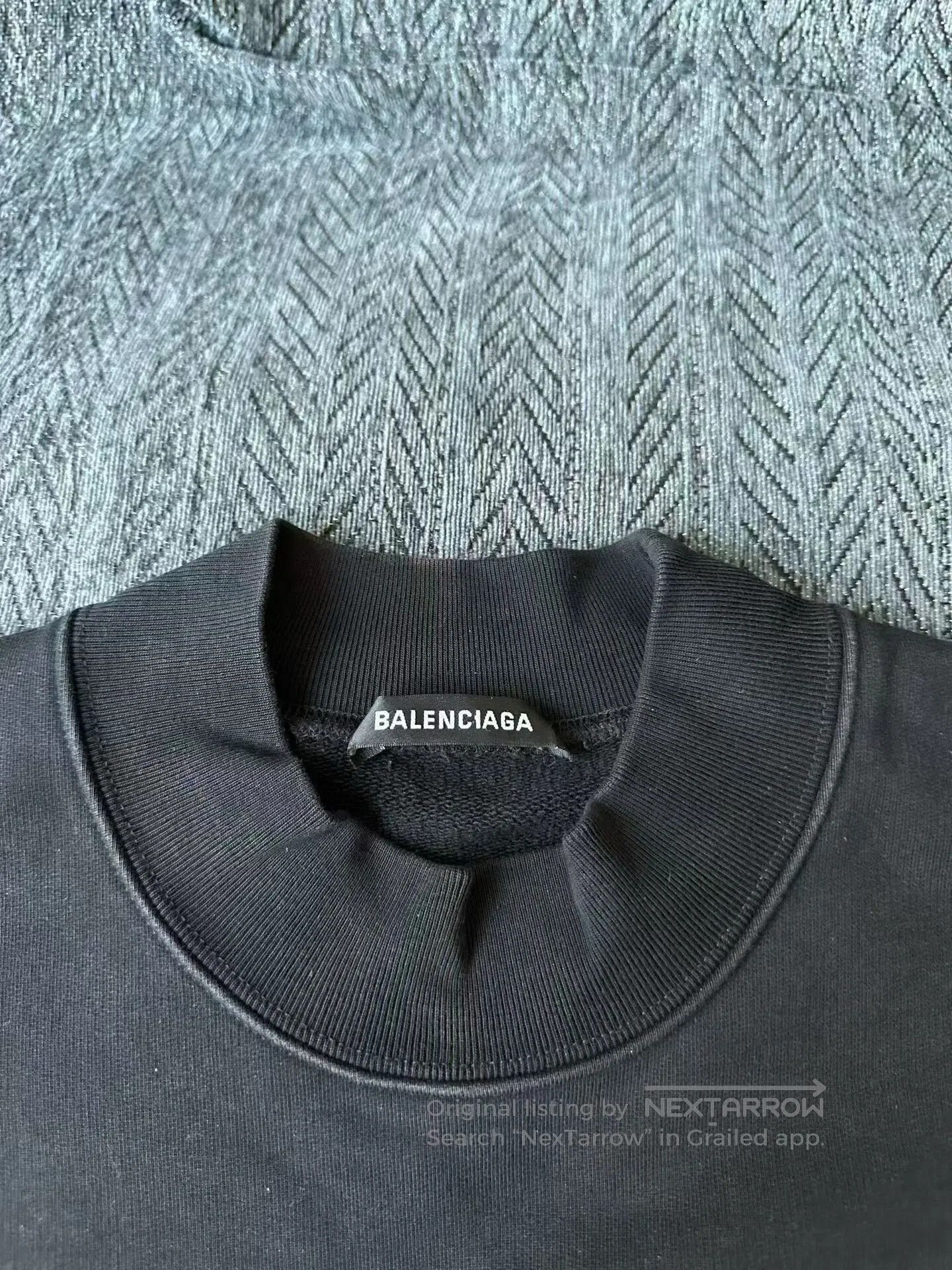 Balenciaga Balenciaga Black Portrait Sweatshirt. Size US S / EU 44-46 / 1 - 2 Thumbnail