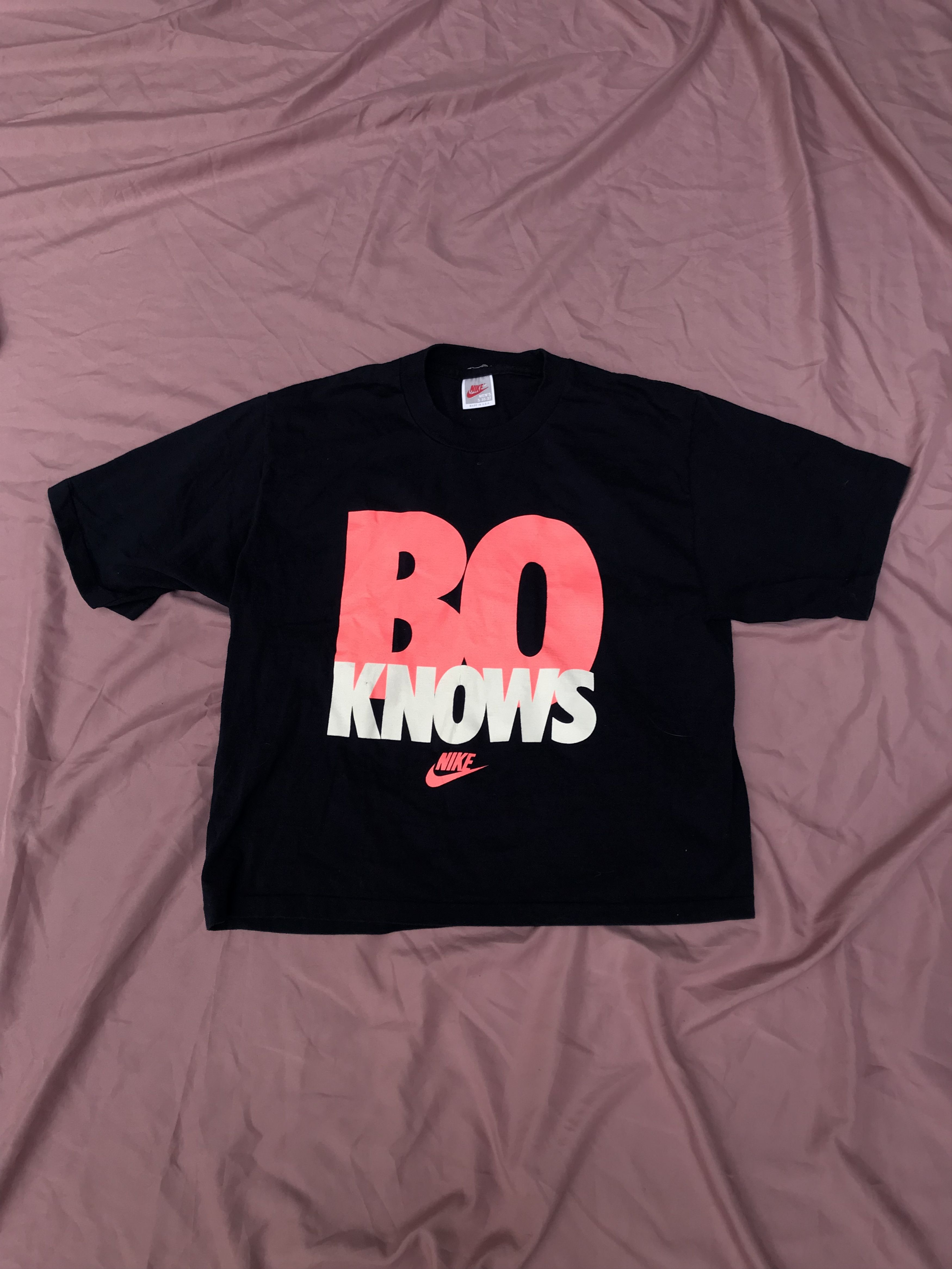 Nike NIKE VINTAGE SINGLE STITCH MADE IN USA BO KNOWS Size US S / EU 44-46 / 1 - 3 Thumbnail