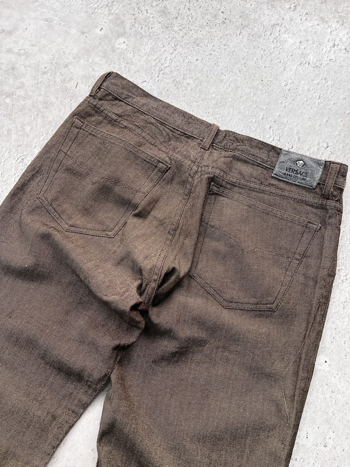 Versace Y2K RARE MEDUSA VERSACE JEANS PANTS WOOL/cotton Size US 34 / EU 50 - 11 Thumbnail