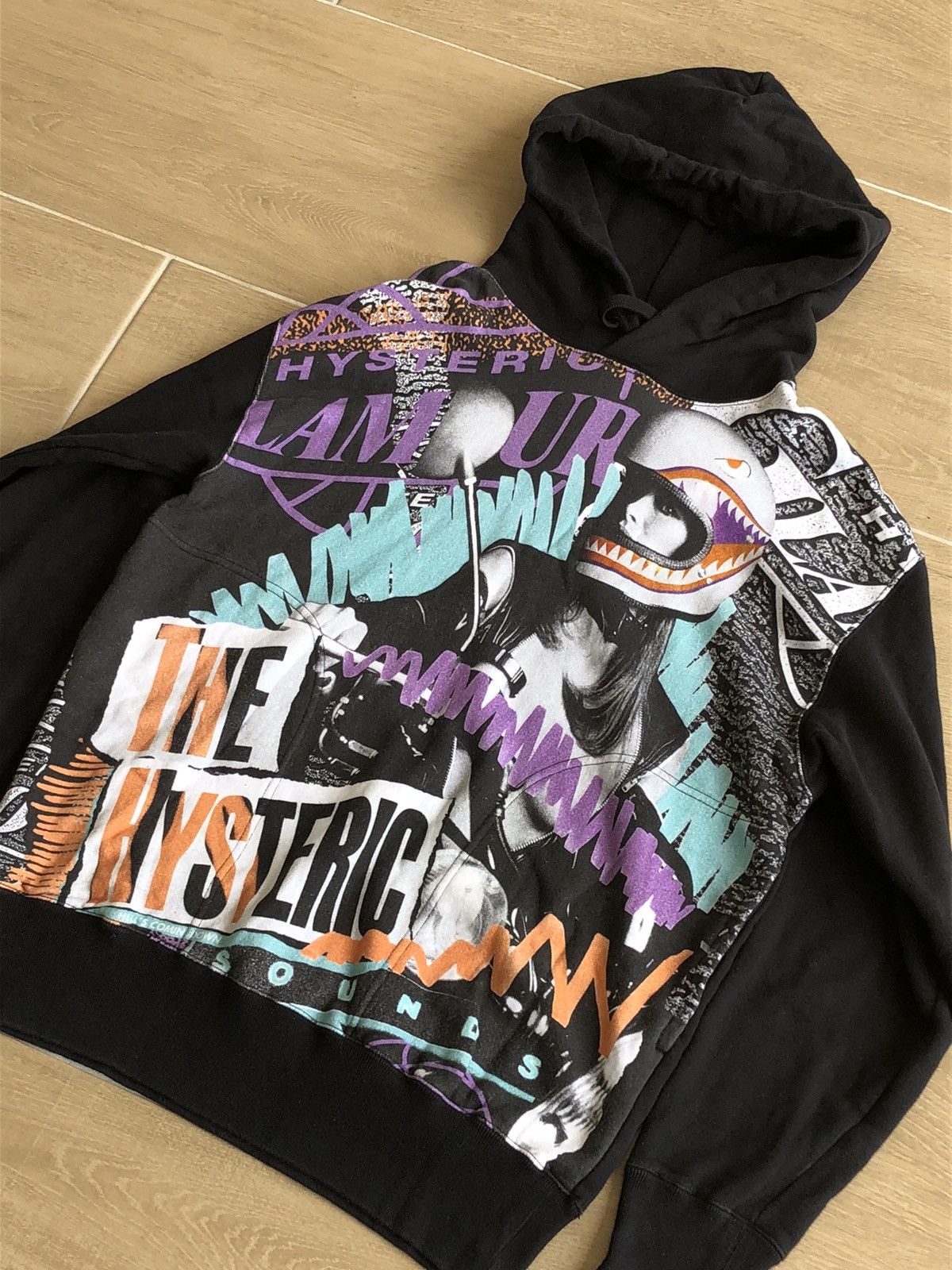 Hysteric Glamour Hysteric Glamour Aop His Girl Biker Hoodie Size US M / EU 48-50 / 2 - 5 Thumbnail