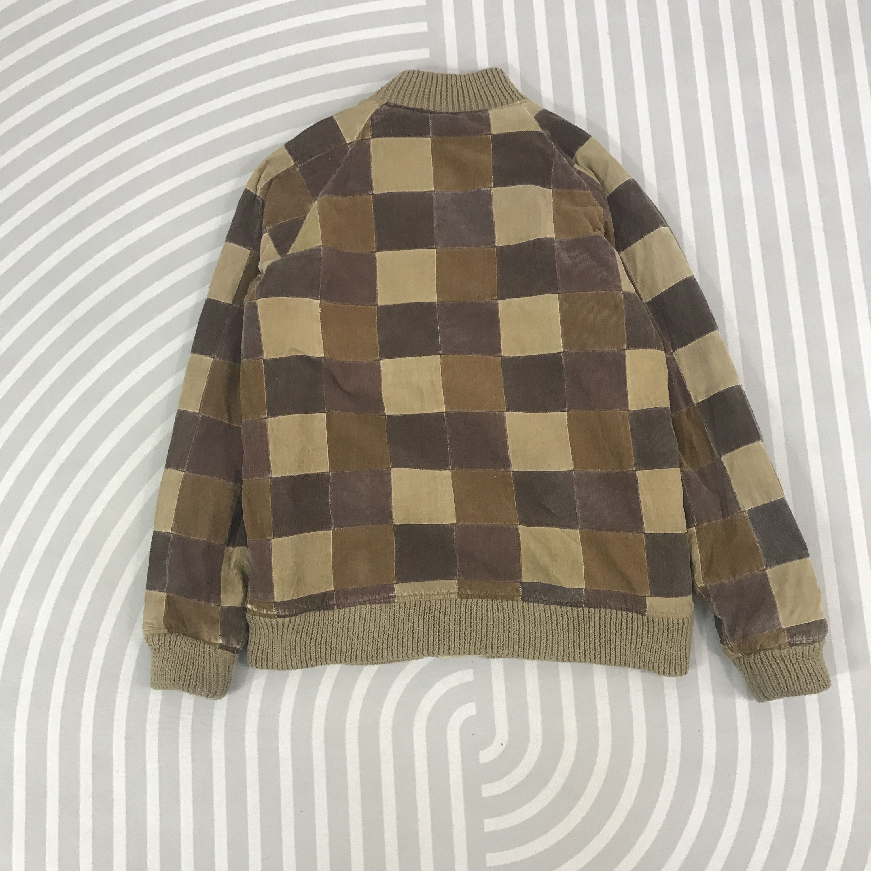 Japanese Brand × Vintage Vintage Lucky Store Patchwork design snap button Jacket Size US L / EU 52-54 / 3 - 3 Thumbnail