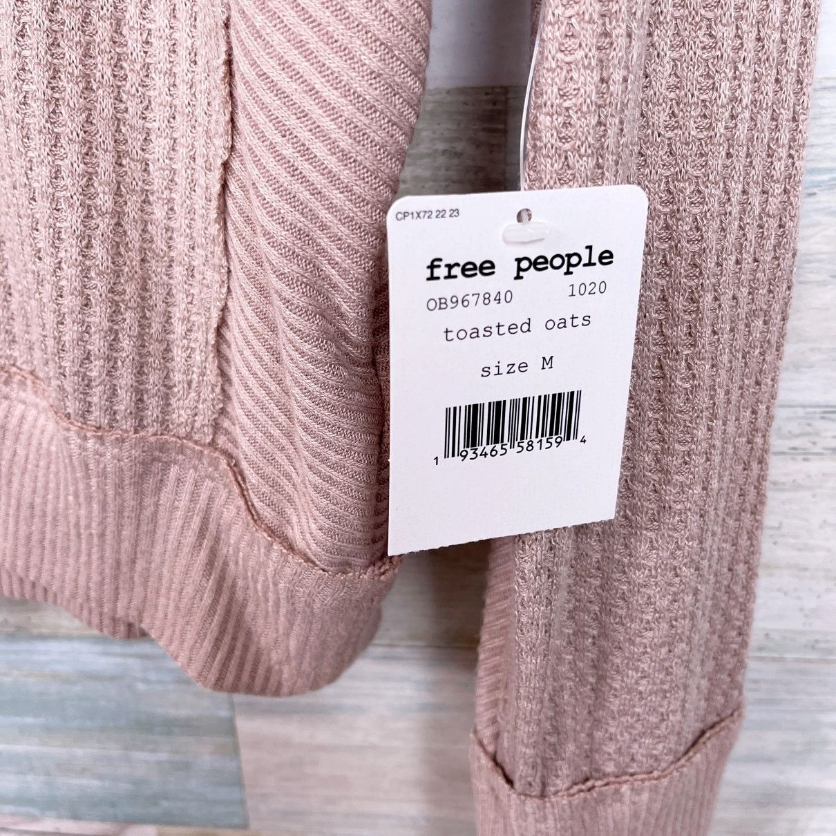 Free People We The Free People Santa Clara Thermal Top Beige Womens M Size M / US 6-8 / IT 42-44 - 3 Thumbnail