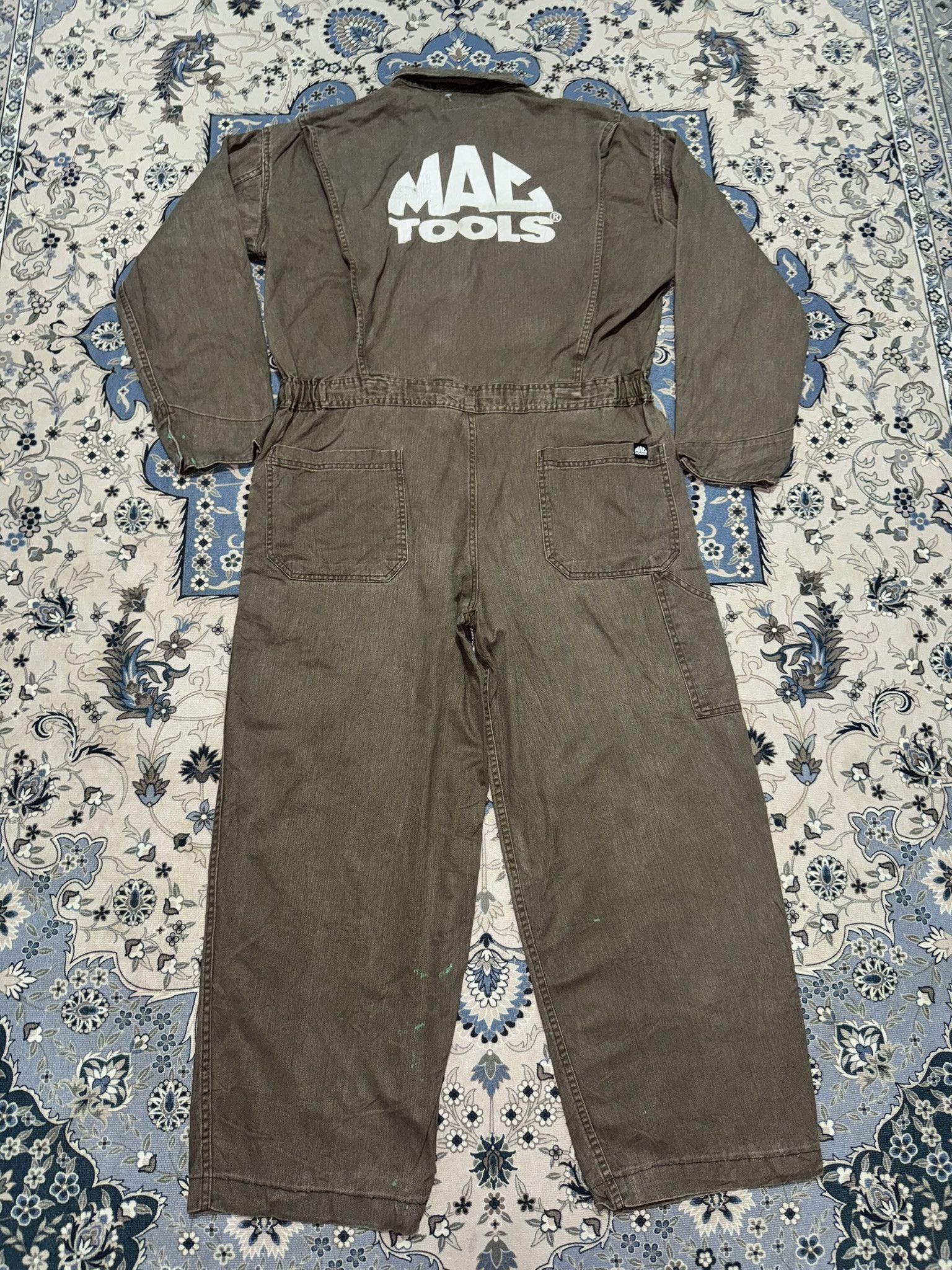 Japanese Brand Vintage MAC Tools Technician Heavy Duty Coverall Size US 38 / EU 54 - 1 Thumbnail