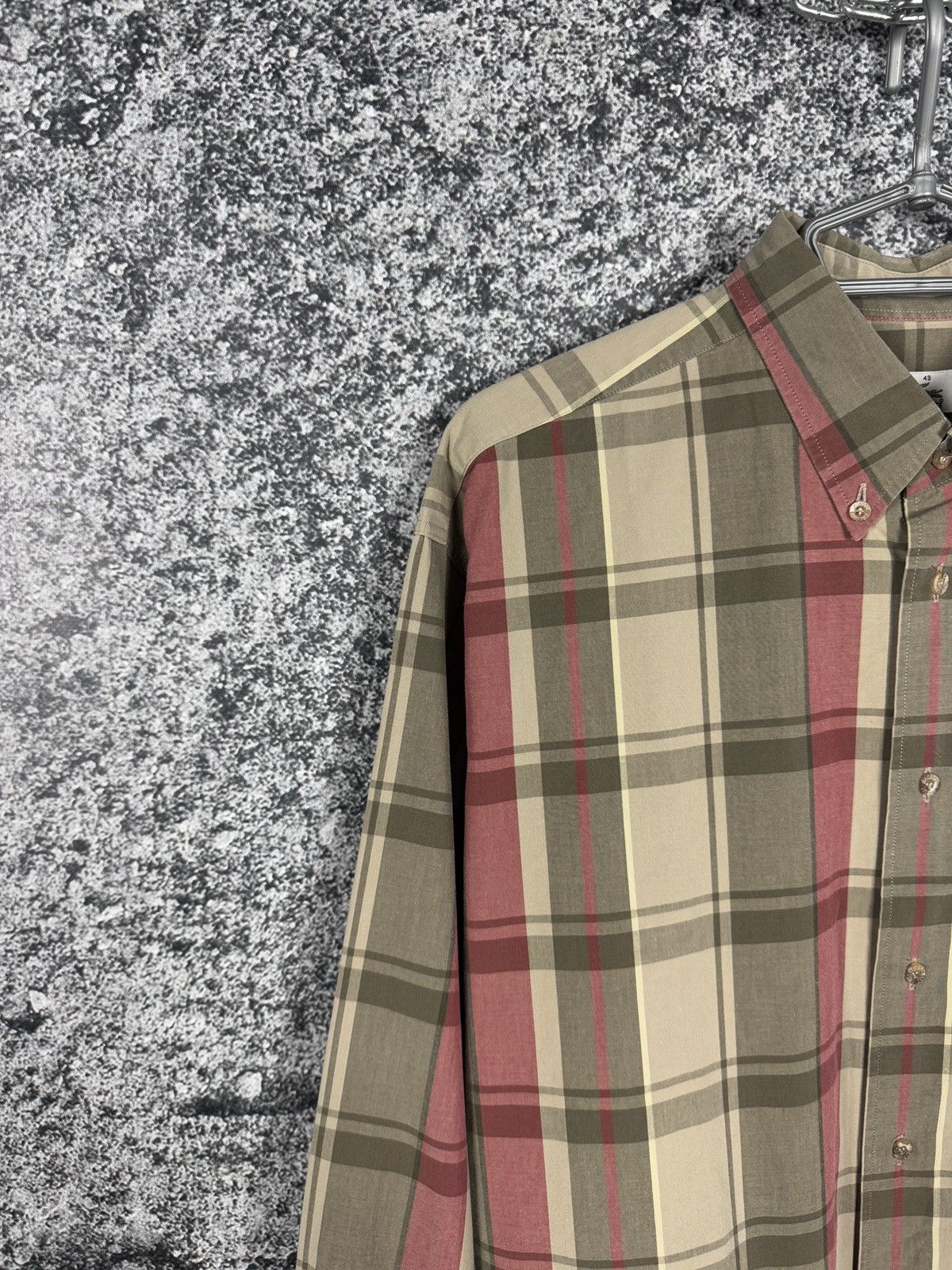 Lacoste Lacoste Long Sleeve Plaid Shirt Button Up Vintage Size 43 Size US XL / EU 56 / 4 - 3 Thumbnail
