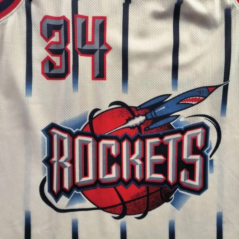 Champion Houston Rockets Olajuwon Champion EU home NBA jersey size L Size US L / EU 52-54 / 3 - 3 Thumbnail