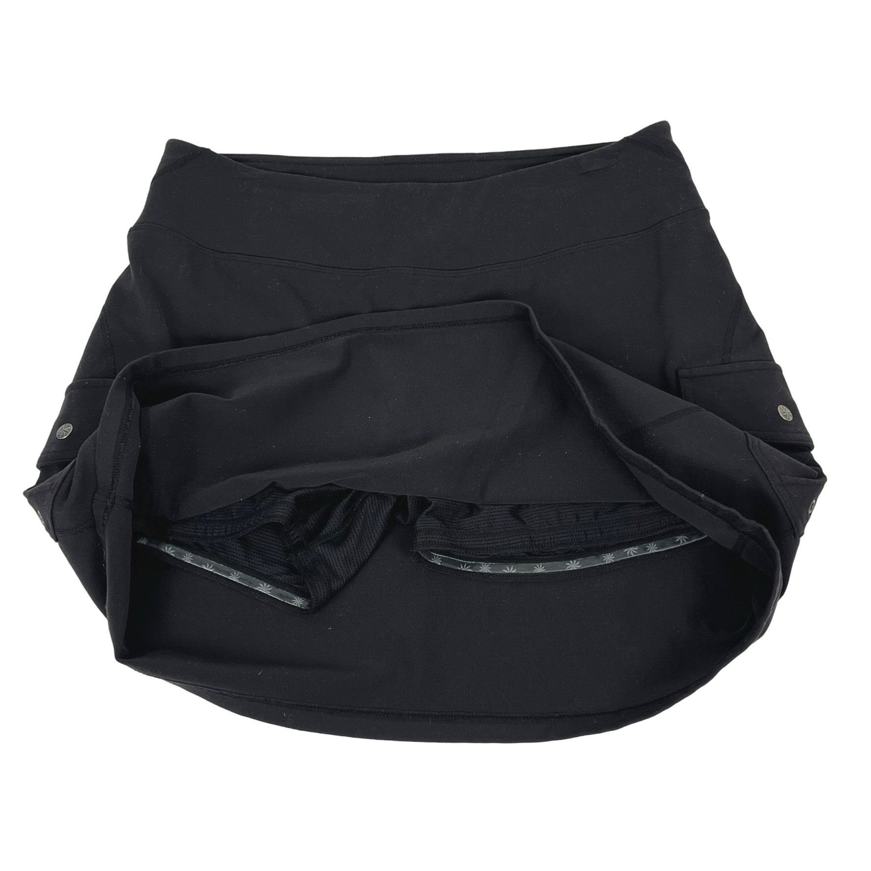 Athleta Athleta Jersey-Knit Black Skort with Pockets Sz. M Size 30" / US 8 / IT 44 - 3 Thumbnail