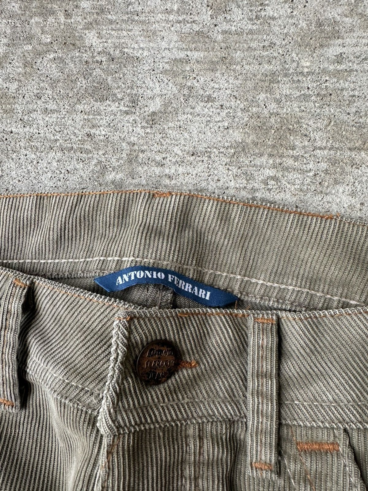 Other Vintage Olive Green Corduroy Pants Size US 33 - 5 Thumbnail