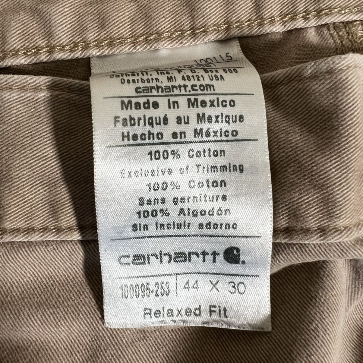 Carhartt Carhartt Relaxed Fit Khaki Work Brown Twill Pants Size 44x30 Size US 44 / EU 60 - 8 Thumbnail