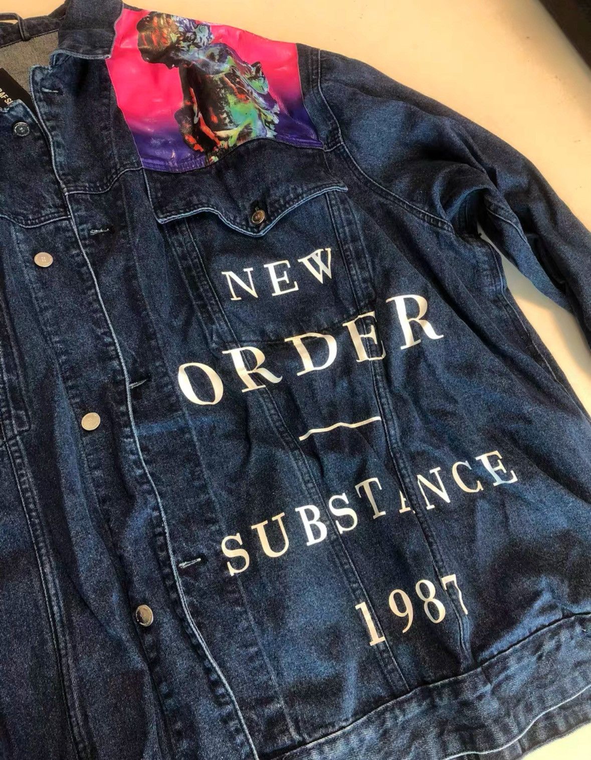 Raf Simons Raf Simons 18ss NewOrder denim jacket Size US S / EU 44-46 / 1 - 3 Thumbnail