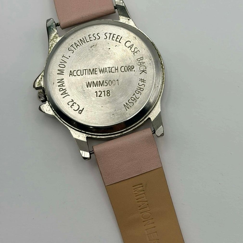 Other Pink & Silver Retro Men’s Watch Size ONE SIZE - 5 Thumbnail