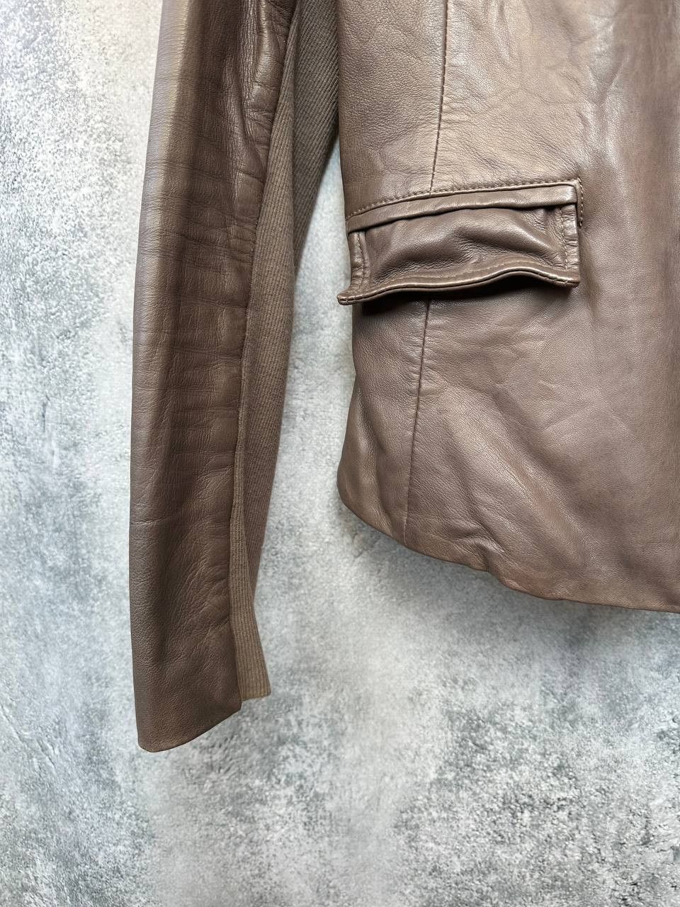 Leather × Muubaa × Vintage Muubaa Futura Leather Jacket in Steel Grey Avant-Garde Size M / US 6-8 / IT 42-44 - 7 Thumbnail