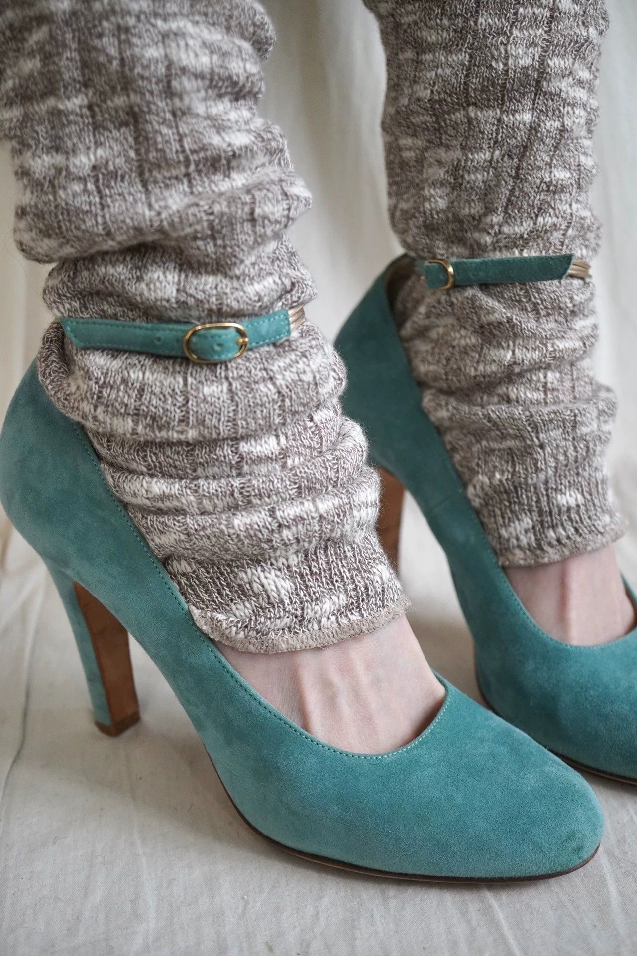 Other MMM 2000s Aqua Suede High Heel 37 Size US 6.5 / IT 36.5 - 5 Thumbnail