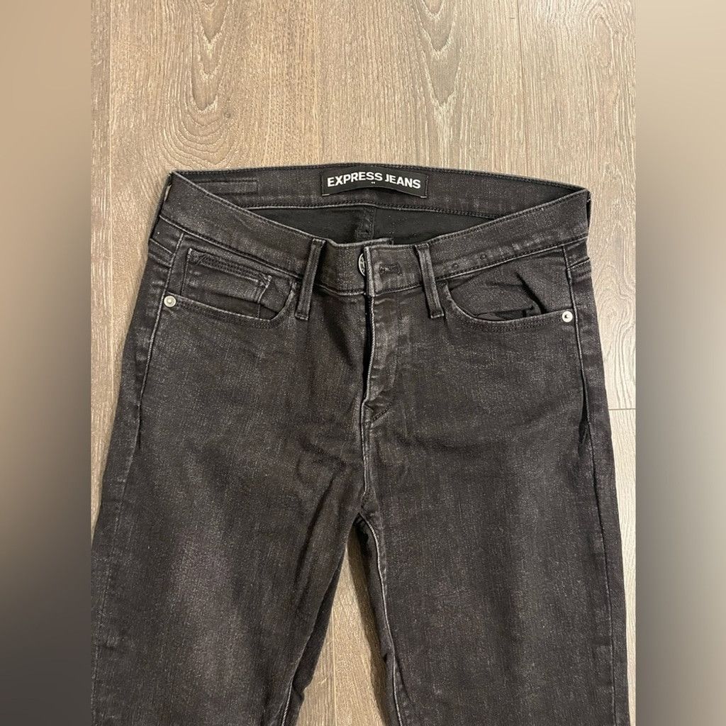 Express Express Women's Black Jeans Size 30" / US 8 / IT 44 - 2 Thumbnail