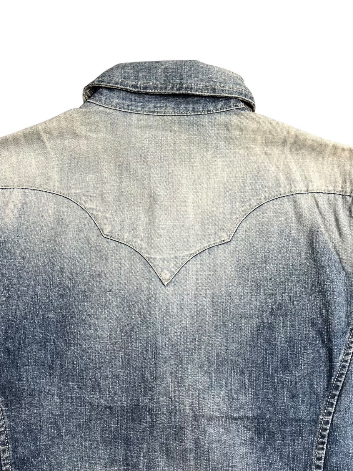 Isamu Katayama Backlash Old Isamu Katayama - Washed Western Button Shirt Size US M / EU 48-50 / 2 - 5 Thumbnail