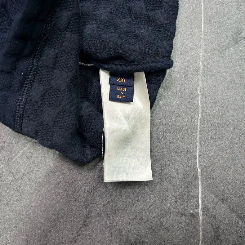 louis vuitton checkered patterned hooded jacket