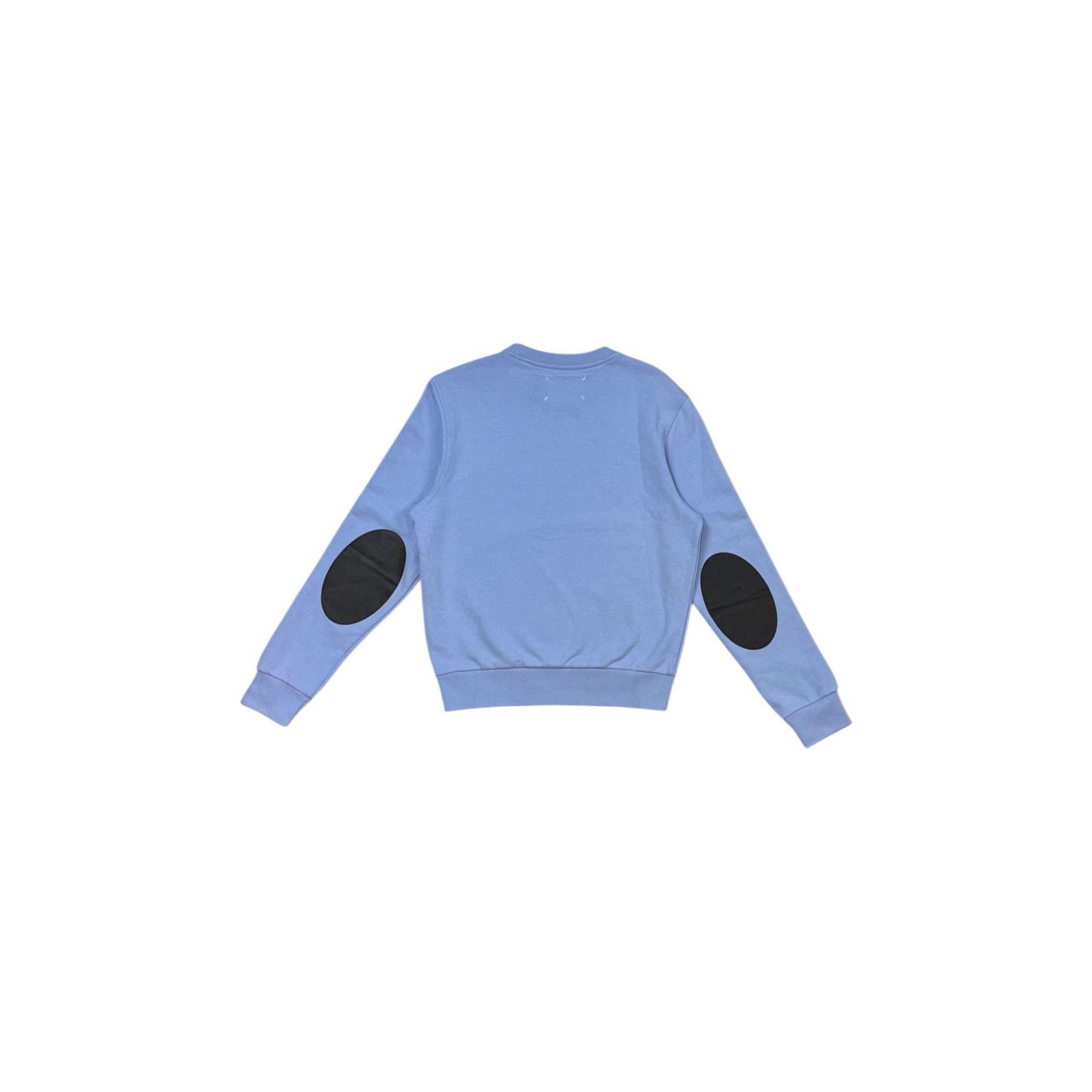 Maison Margiela ♚ Maison Margiela Blue Elbow Patch Sweater ♚ Size US S / EU 44-46 / 1 - 3 Thumbnail