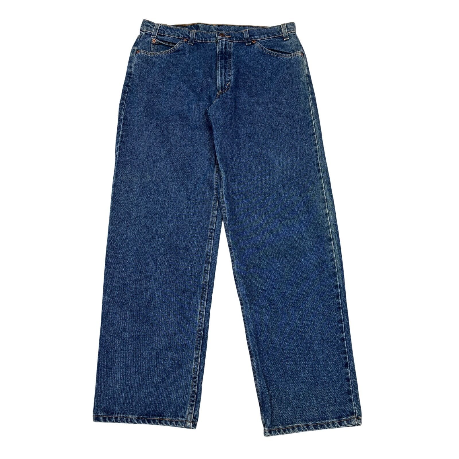 Levi's Vintage 90s Levi's Orange Tab 550 Relaxed Jeans Men's 36x31 Size US 36 / EU 52 - 1 Thumbnail