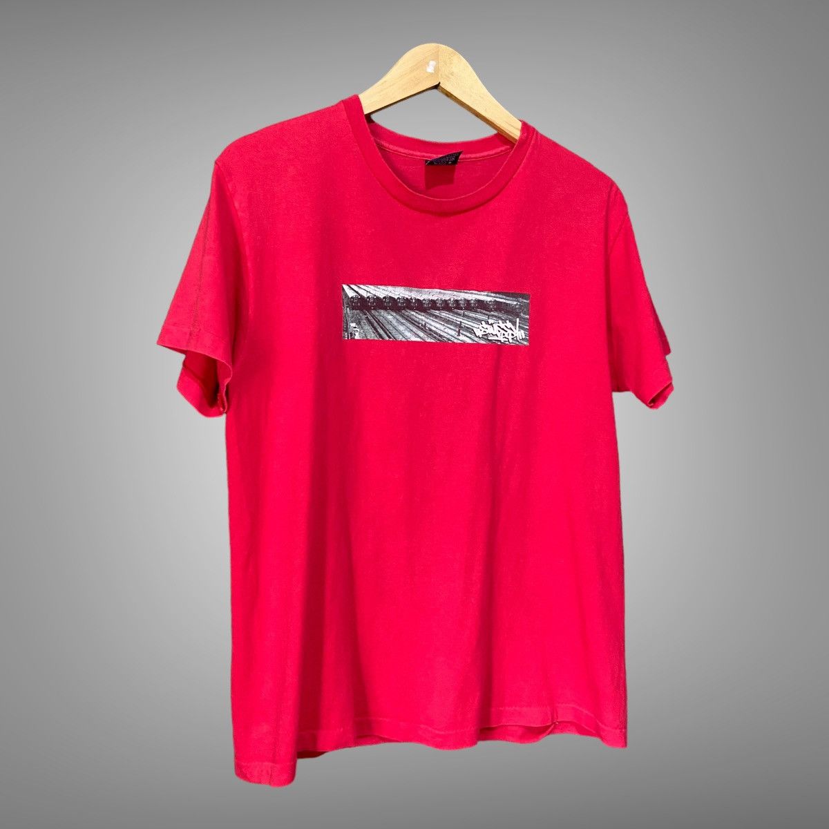 Stussy × Vintage Vintage 90's Stussy Grafitti Tee Size US M / EU 48-50 / 2 - 3 Thumbnail