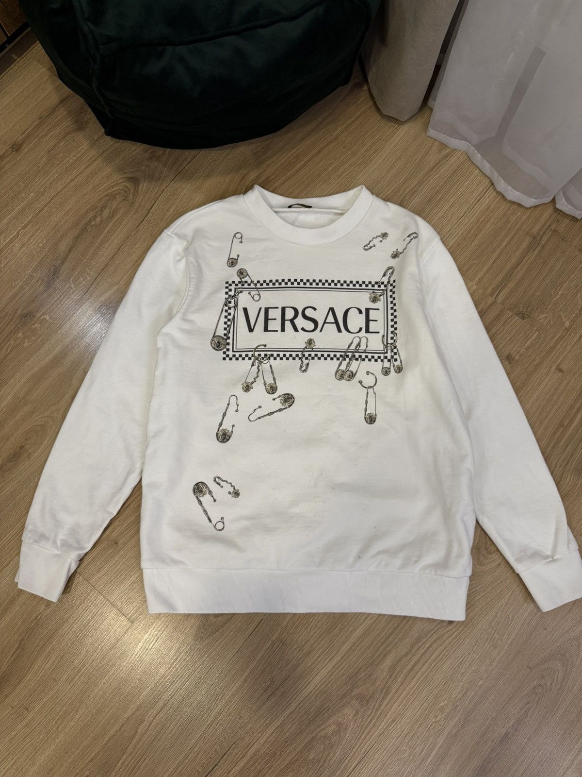 Versace Sweatshirt Bog Logo Luxury Style