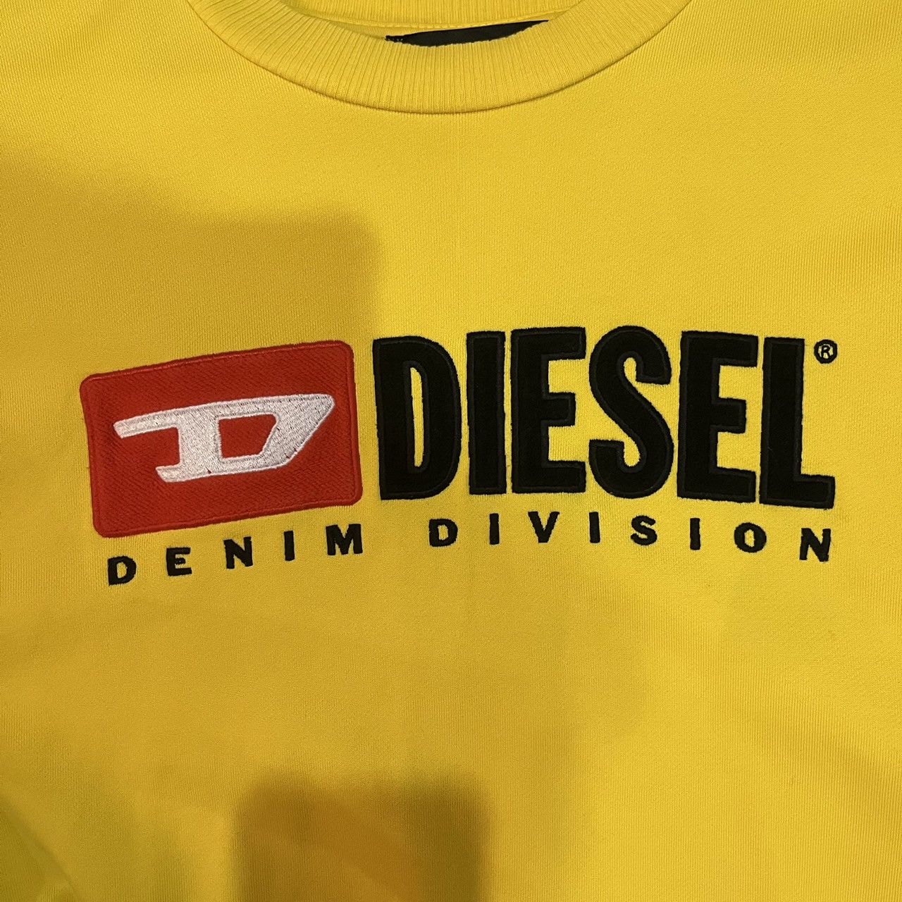 Diesel DIESEL Denim Division Sweatshirt In Yellow Size US S / EU 44-46 / 1 - 6 Thumbnail