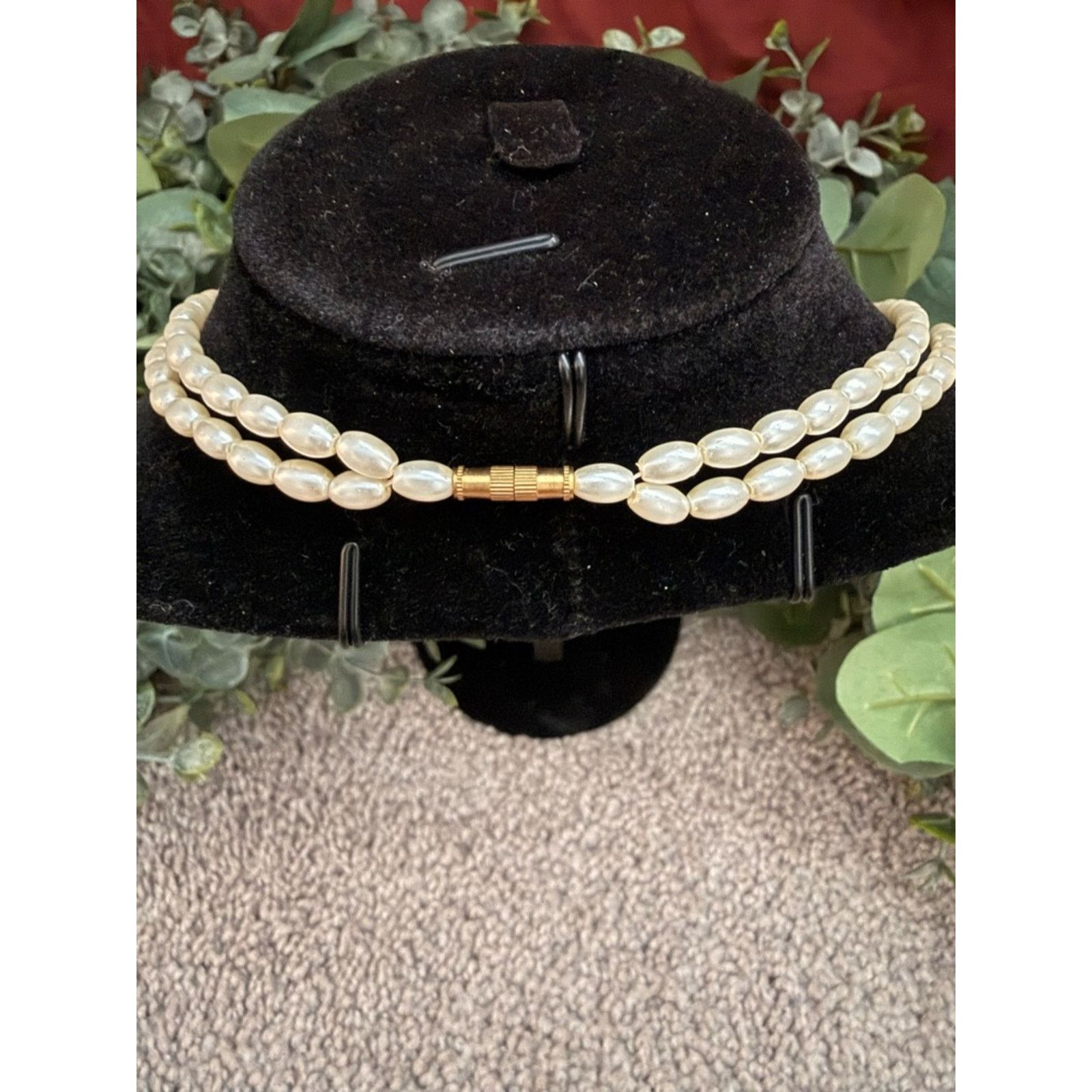 & Other Stories Pearl and Red Bead Double-Strand Necklace Set Size ONE SIZE - 3 Thumbnail