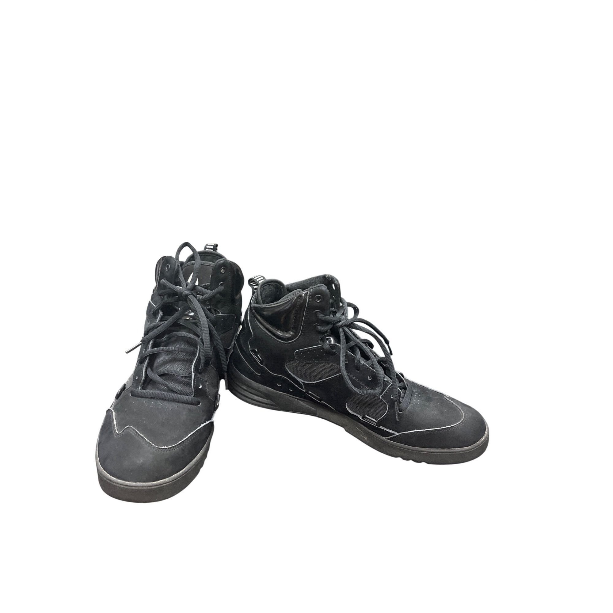 Adidas Rh Instinct Mens Black Suede High Basketball Sneakers, Men's (Size 14)